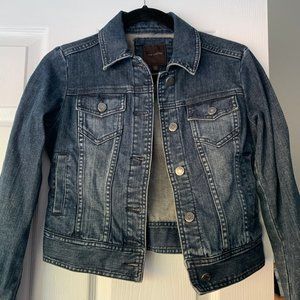 cropped jean jacket